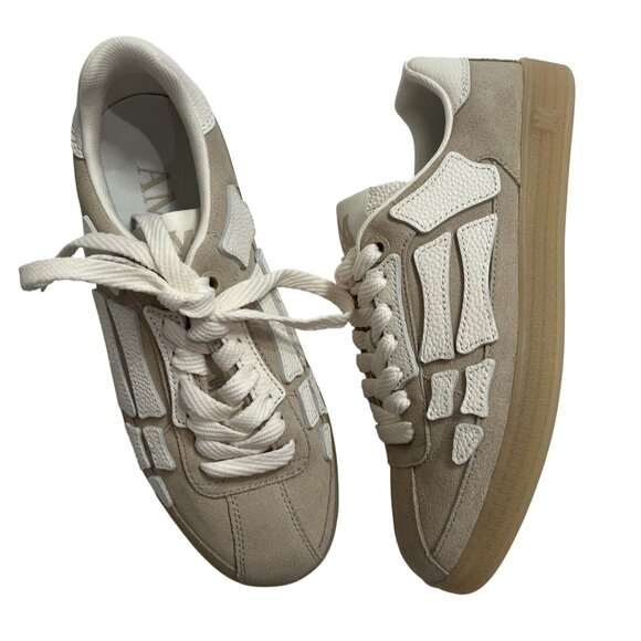 Amiri Pacific Bones Sneakers in Sand - Picture 1 of 10